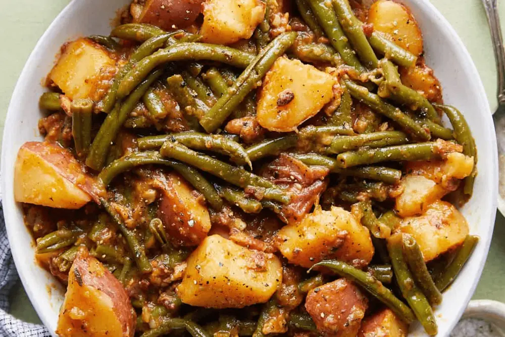 Gluten-Free Southern Green Beans and Potatoes