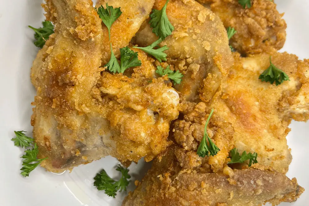 Gluten-Free Fried Chicken - recipe from Nolan's Bakery and Eatery